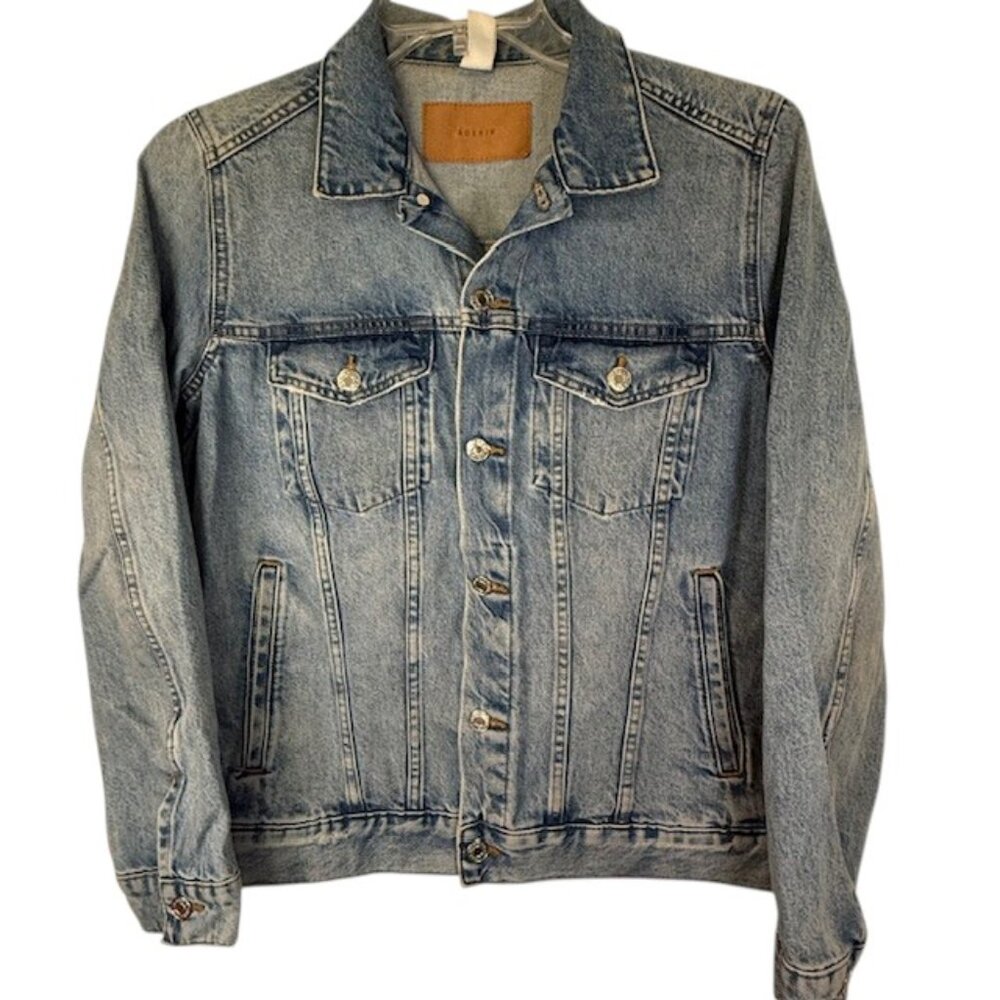 & Denim  Denim Jean Jacket Western Coastal Cowgirl- Womens Size 12